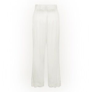 NWT Agent Provocateur Amelea white satin pants